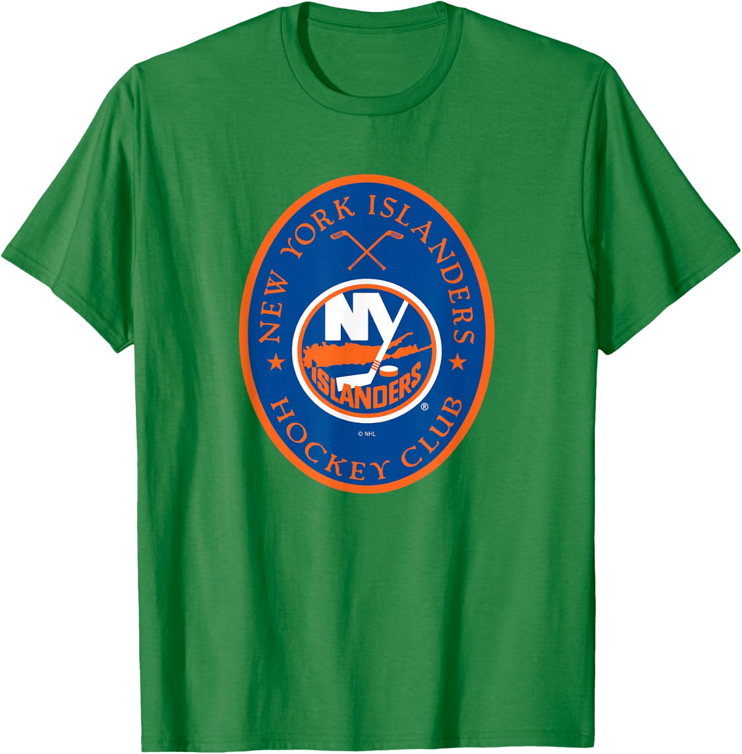 New York Islanders Iconic Officially Licensed T-Shirt - T-Shirt | Irish Green