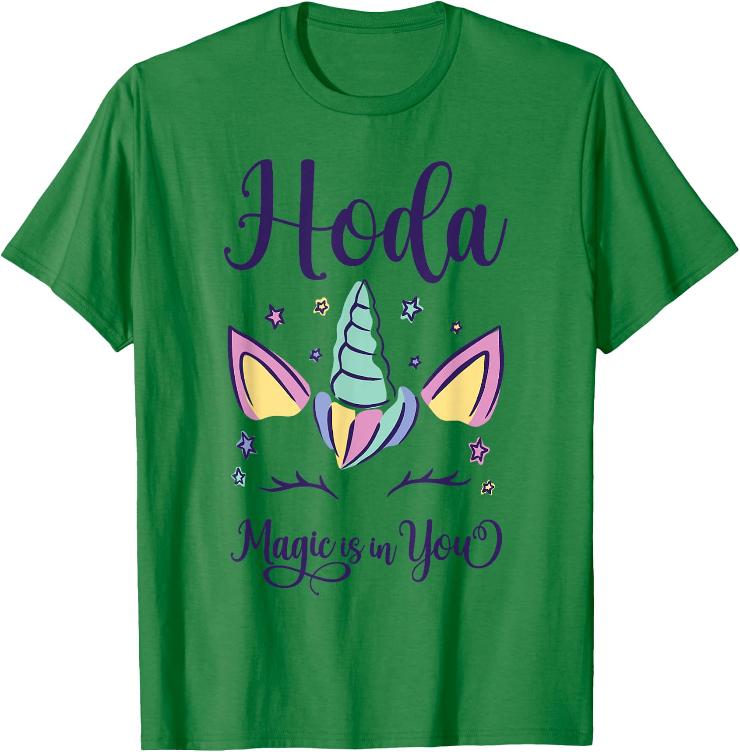 First Name Hoda Personalized Hoda T-Shirt - T-Shirt | Irish Green