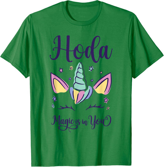 First Name Hoda Personalized Hoda T-Shirt - T-Shirt | Irish Green