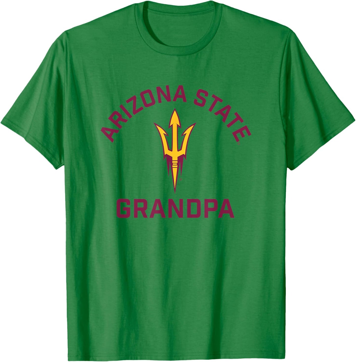 Arizona State University Sun Devils Arched Grandpa T-Shirt - T-Shirt | Irish Green