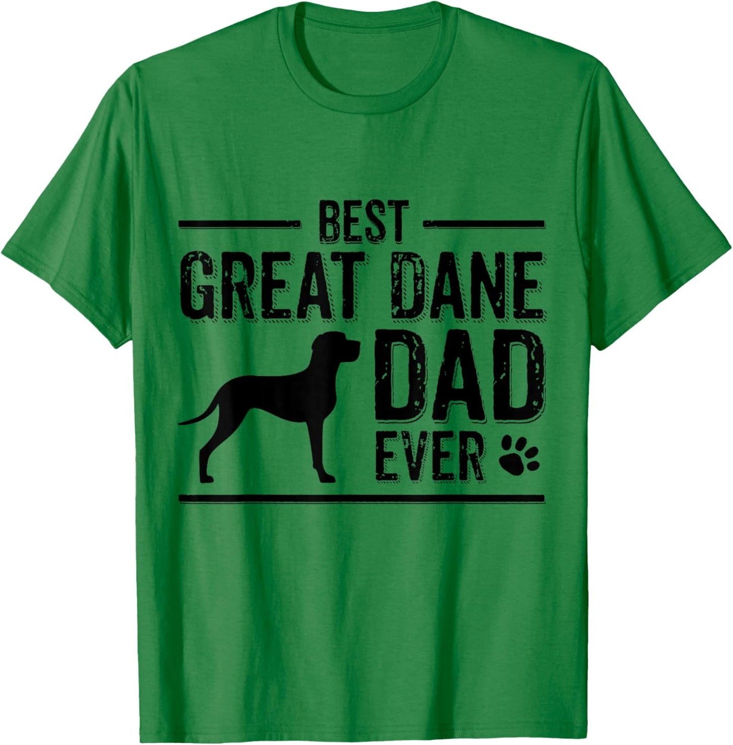 Best Great Dane Dad T-Shirt - T-Shirt | Irish Green