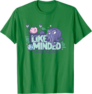 Dungeons & Dragons Like Minded Cute Brain & Mind Flayer T-Shirt - T-Shirt | Irish Green