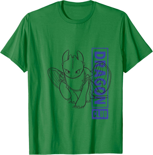How to Train Your Dragon 3 Hidden World Club T-Shirt - T-Shirt | Irish Green