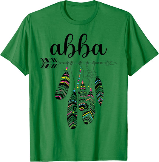 Abba Name Women Men Kids Abba Birthday Shirt Gift Abba Name T-Shirt - T-Shirt | Irish Green