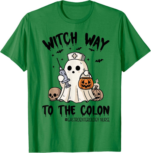 Gastroenterology Nurse Halloween Endo Nurse Ghost Endoscopy