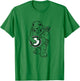 Giant Step Design Co. Banjo Turtle Vintage Funny Terrapin Bluegrass Graphic T-Shirt - T-Shirt | Irish Green