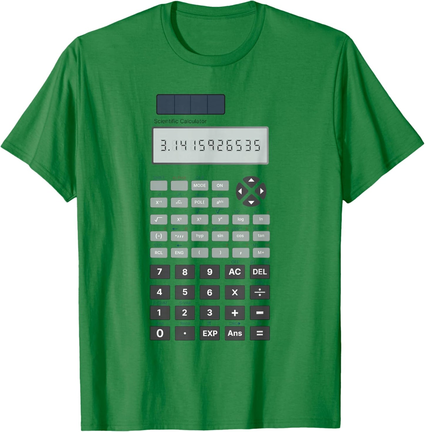 Scientific Calculator Halloween Costume Pretend Graphic T-Shirt - T-Shirt | Irish Green