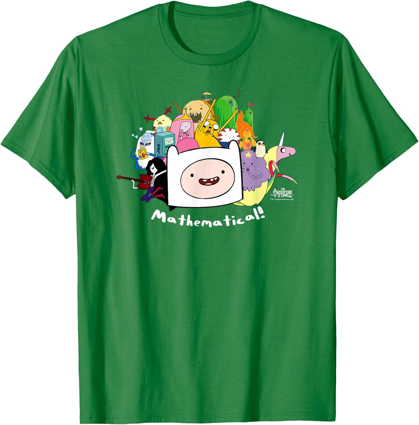 Adventure Time Mathematical T-Shirt - T-Shirt | Irish Green