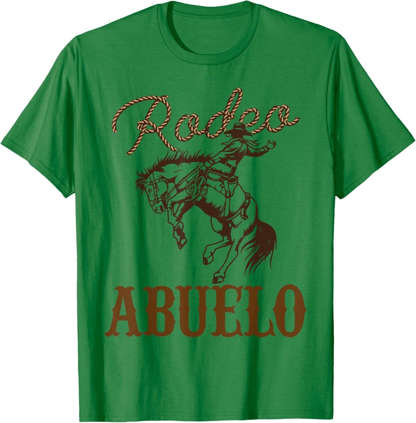 Abuelo Birthday Cowboy Cowgirl Western Rodeo Grandpa Party T-Shirt - T-Shirt | Irish Green