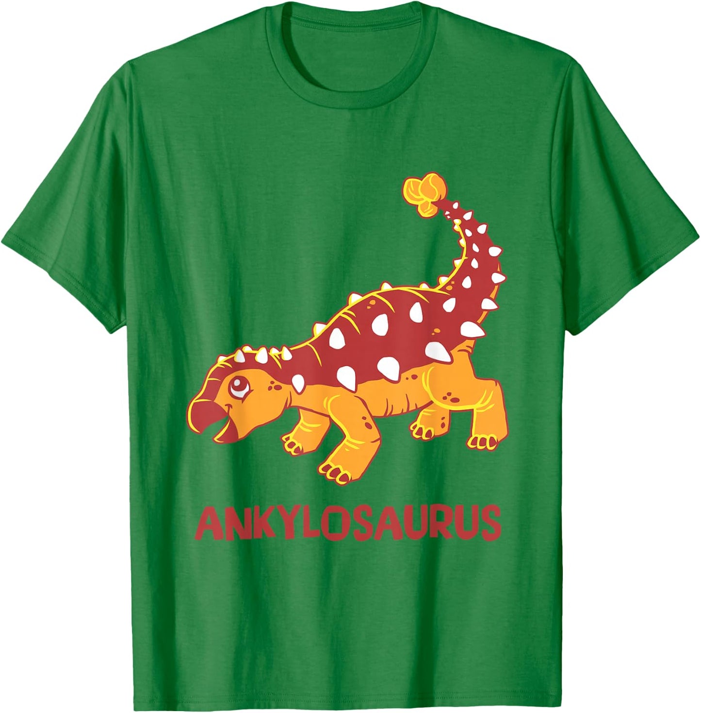 Ankylosaurus Dinosaur | Cute Jurassic Dino T-Shirt - T-Shirt | Irish Green