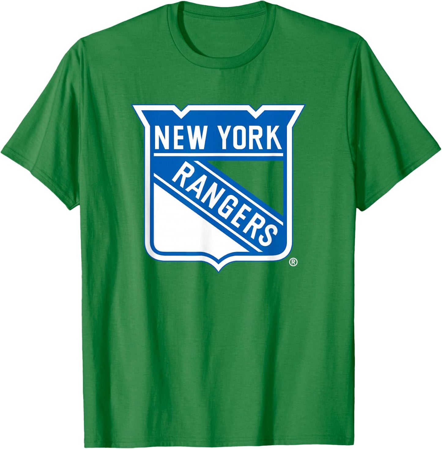 New York Rangers Icon Red Officially Licensed T-Shirt - T-Shirt | Irish Green