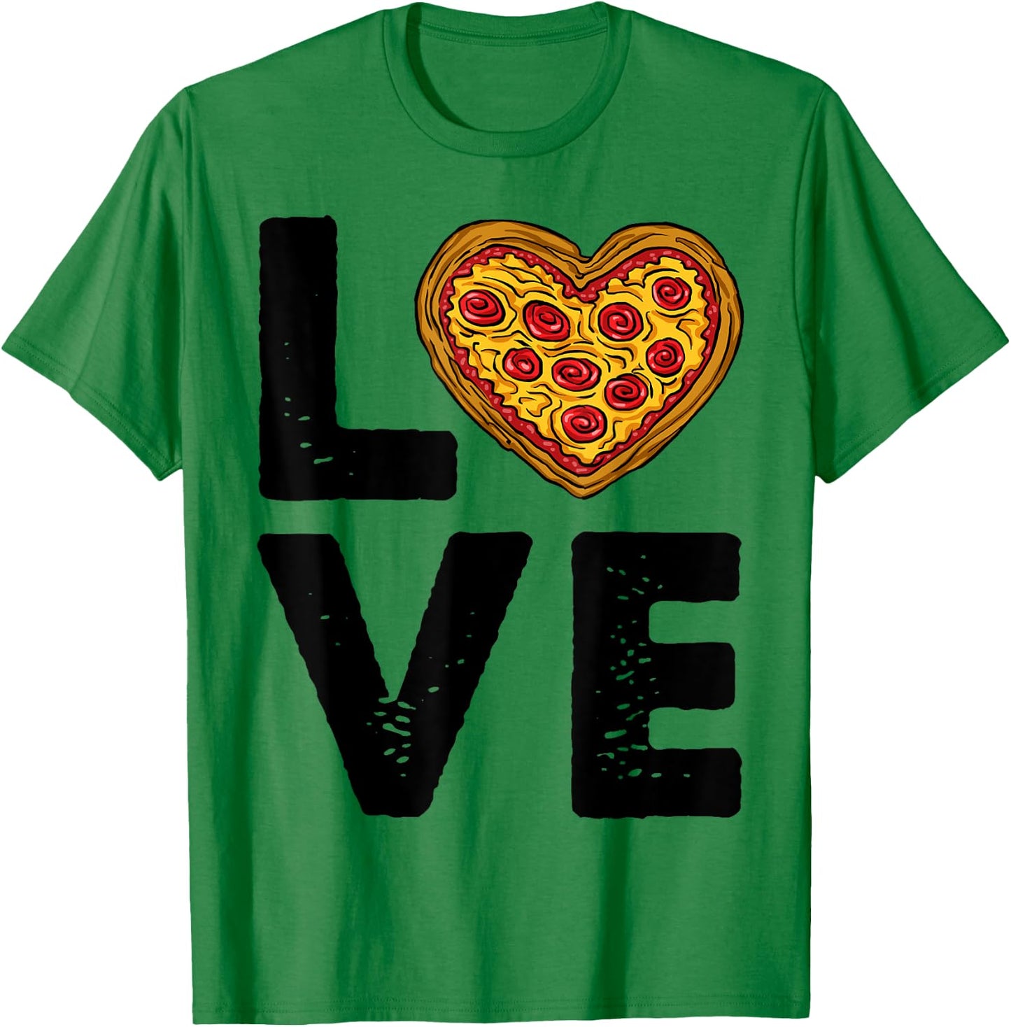 Love Pizza Girl Funny Women Gift T-Shirt - T-Shirt | Irish Green