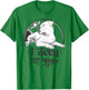 American Bulldog Old Southern White Bulldog Women Girls Kids T-Shirt - T-Shirt | Irish Green
