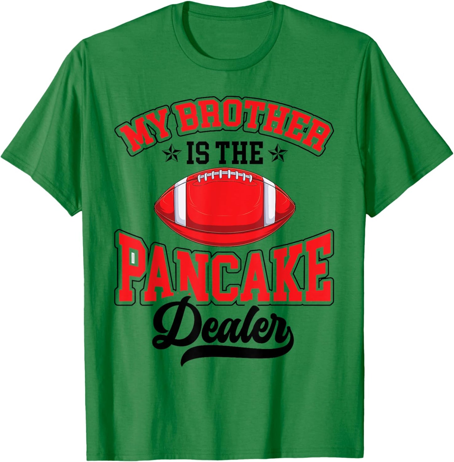Offensive Lineman American Football Player Pancake O-Line T-Shirt - T-Shirt | Irish Green
