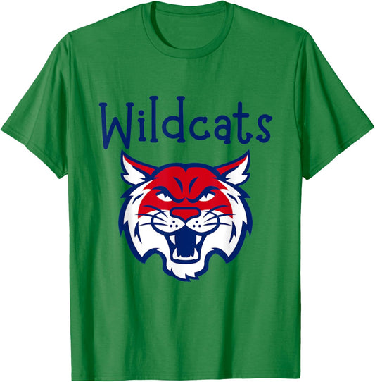 Wildcats Fan School Student Teacher Men Women Kids T-Shirt - T-Shirt | Irish Green