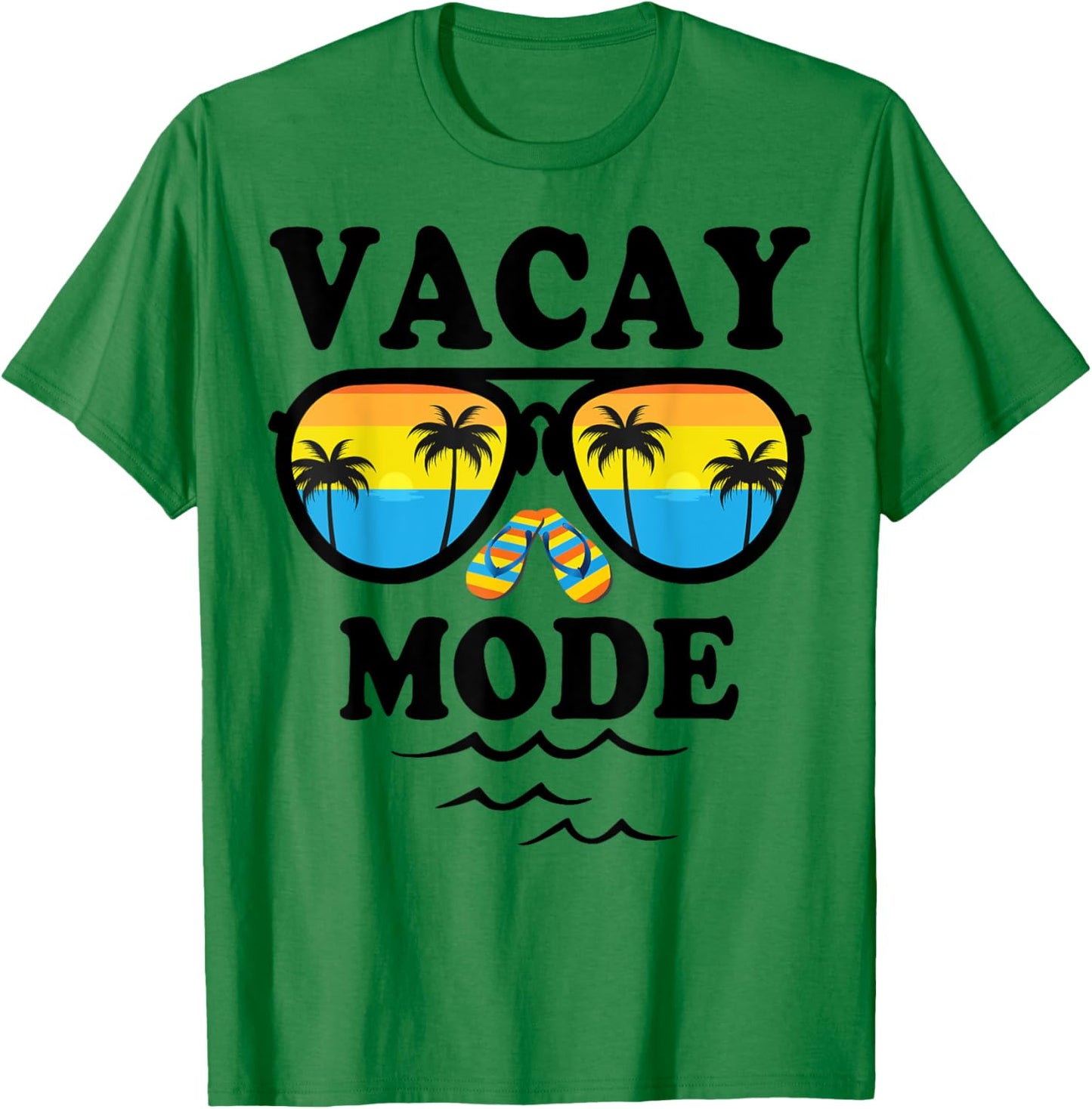 Vacay Mode Shirt For Summer Cruise Holiday Vacation Trip T-Shirt - T-Shirt | Irish Green