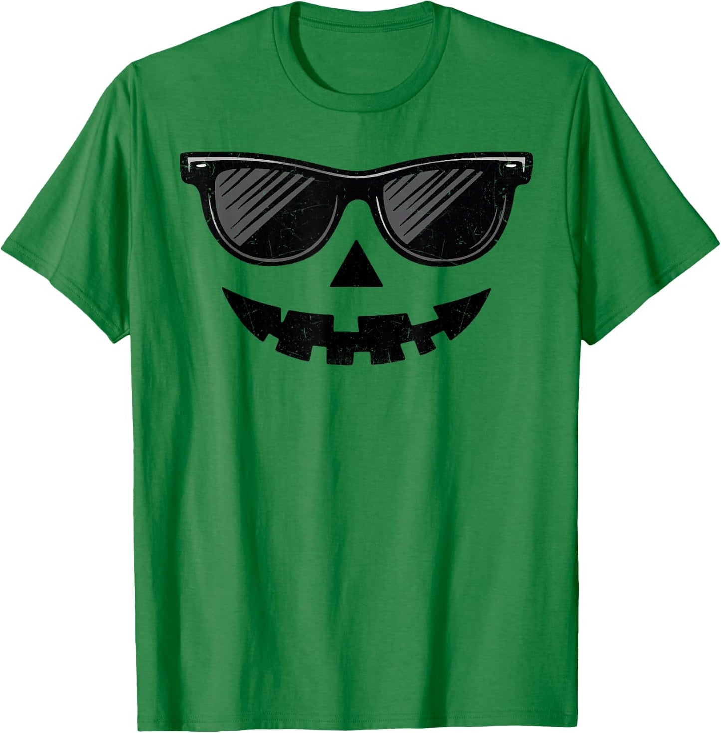 Funny Jack O Lantern Face Pumpkin Halloween Costume Men Boys T-Shirt - T-Shirt | Irish Green
