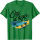 Cote d'Azur France Travel Holiday Souvenir Beach , white, S T-Shirt - T-Shirt | Irish Green