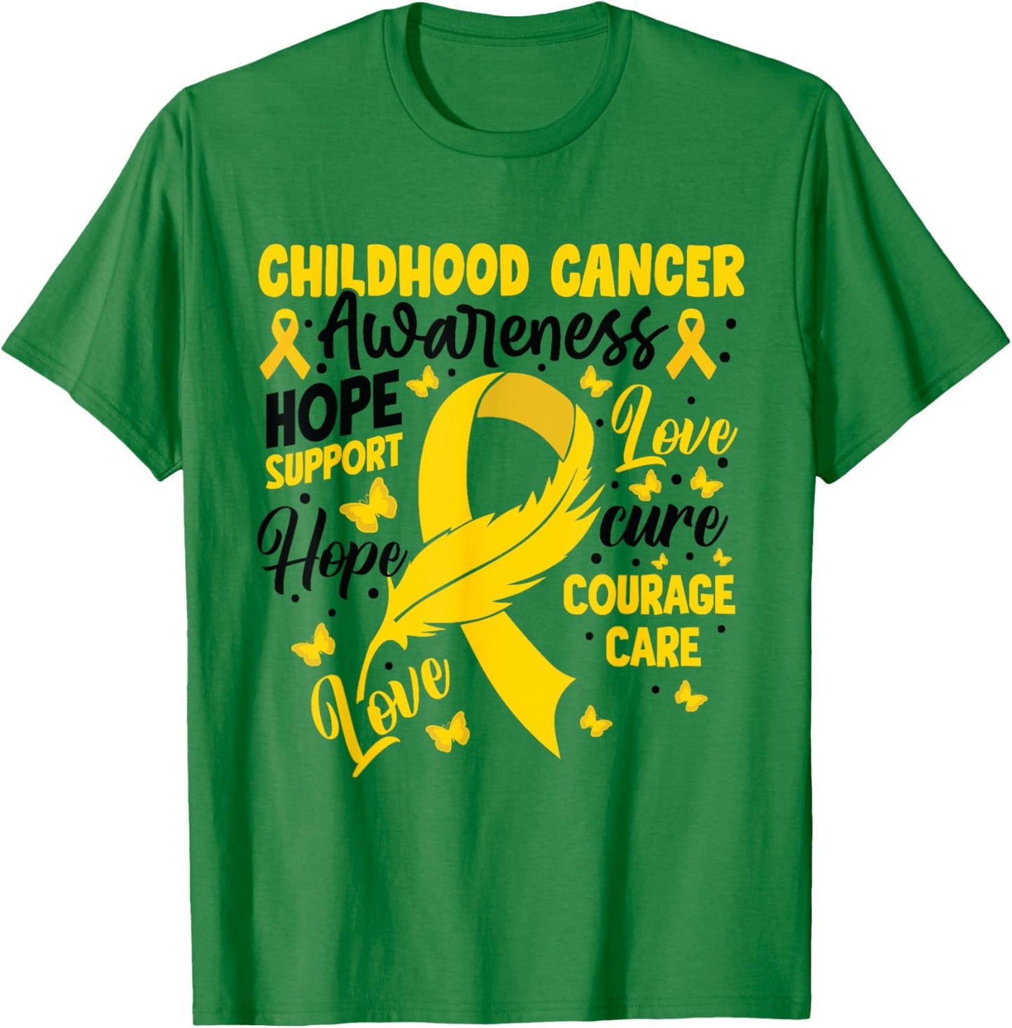 Elephant Childhood Cancer Awareness month In September 2024 T-Shirt - T-Shirt | Irish Green