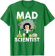 Mad Scientist Shirt Kids Boys Youth Adult Funny Science T-Shirt - T-Shirt | Irish Green