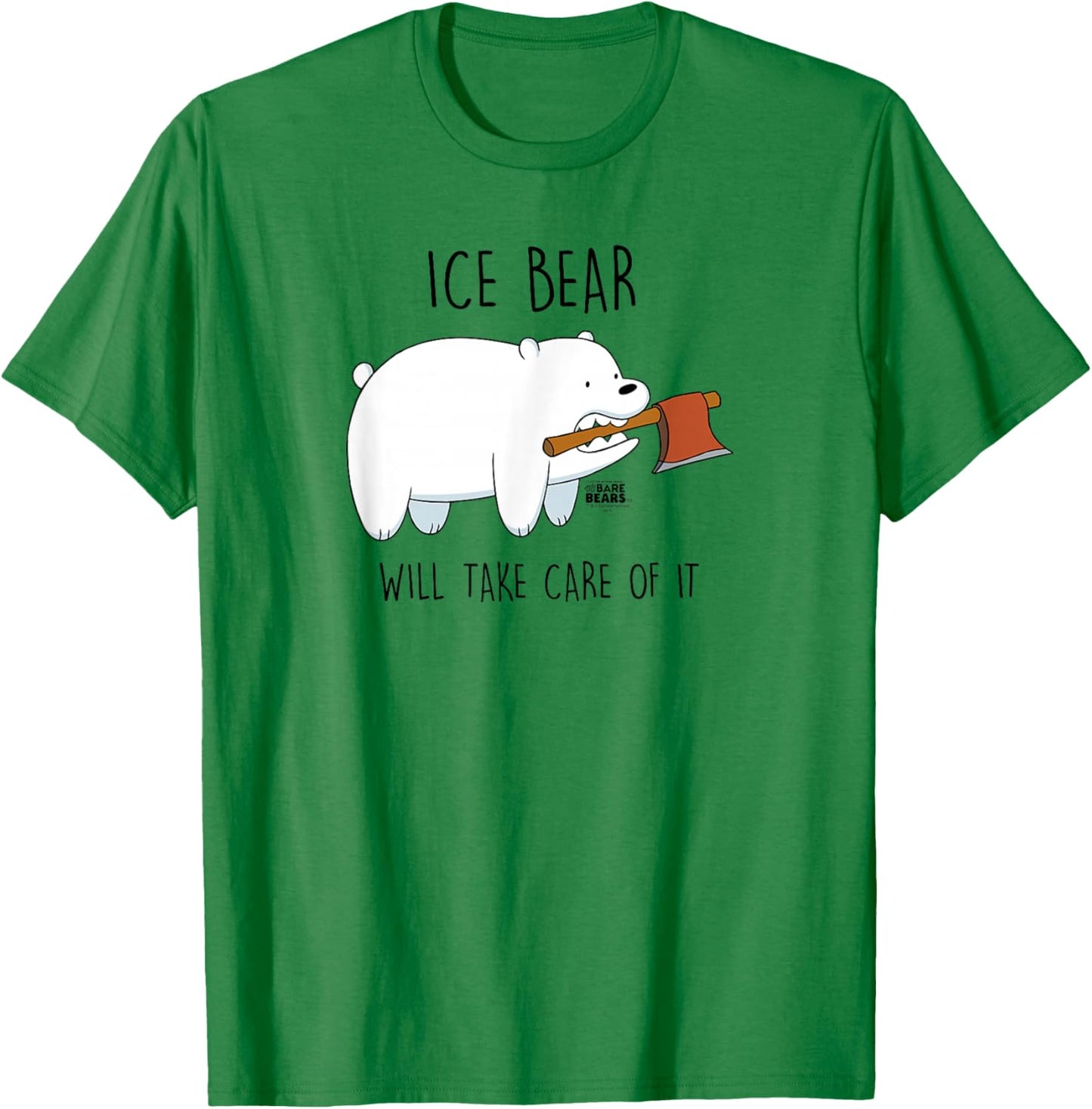 We Bare Bears Take Care Of It T-Shirt - T-Shirt | Irish Green