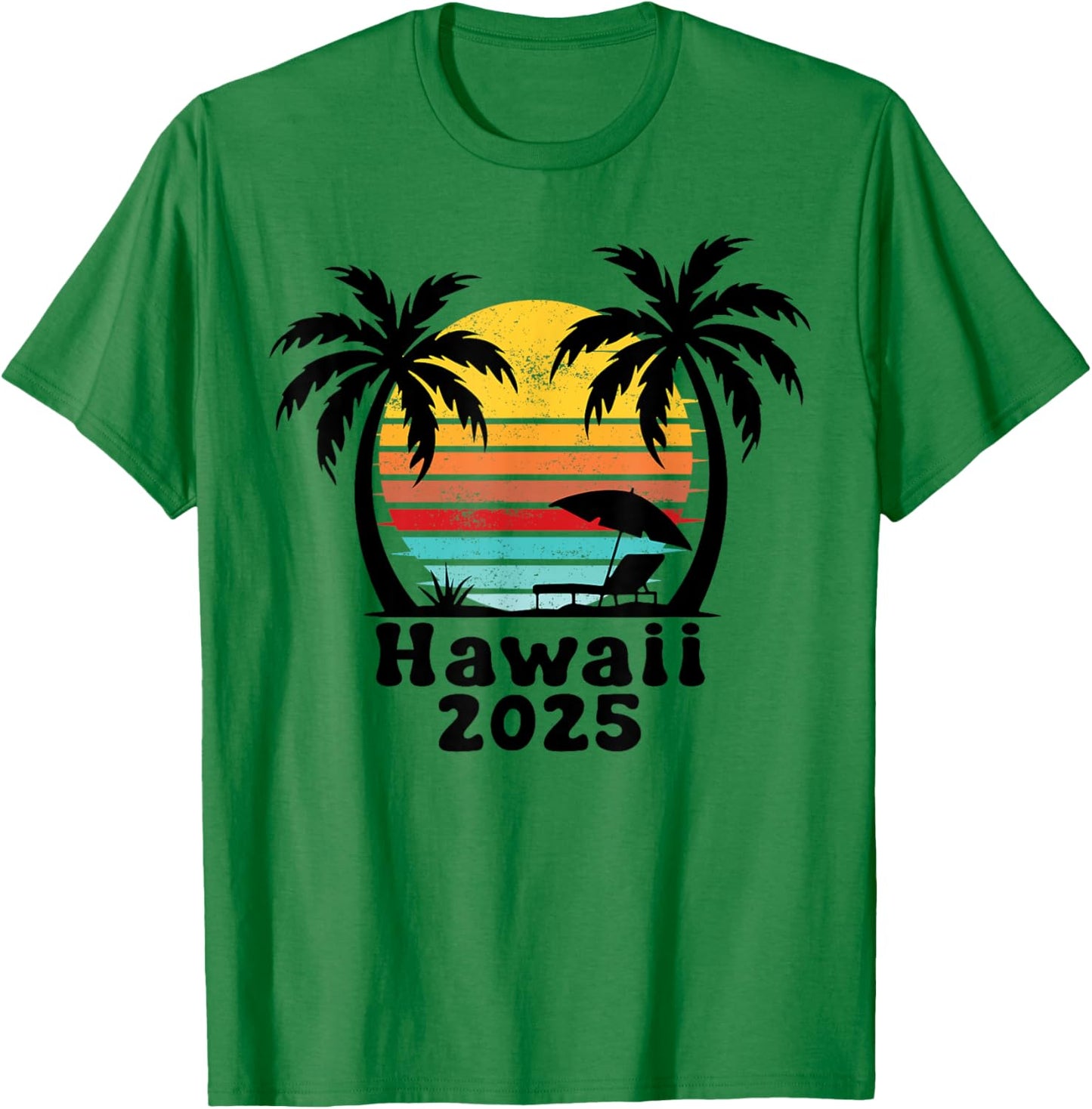 Hawaii 2025 Family Trip Friends Group Vacation Matching T-Shirt - T-Shirt | Irish Green