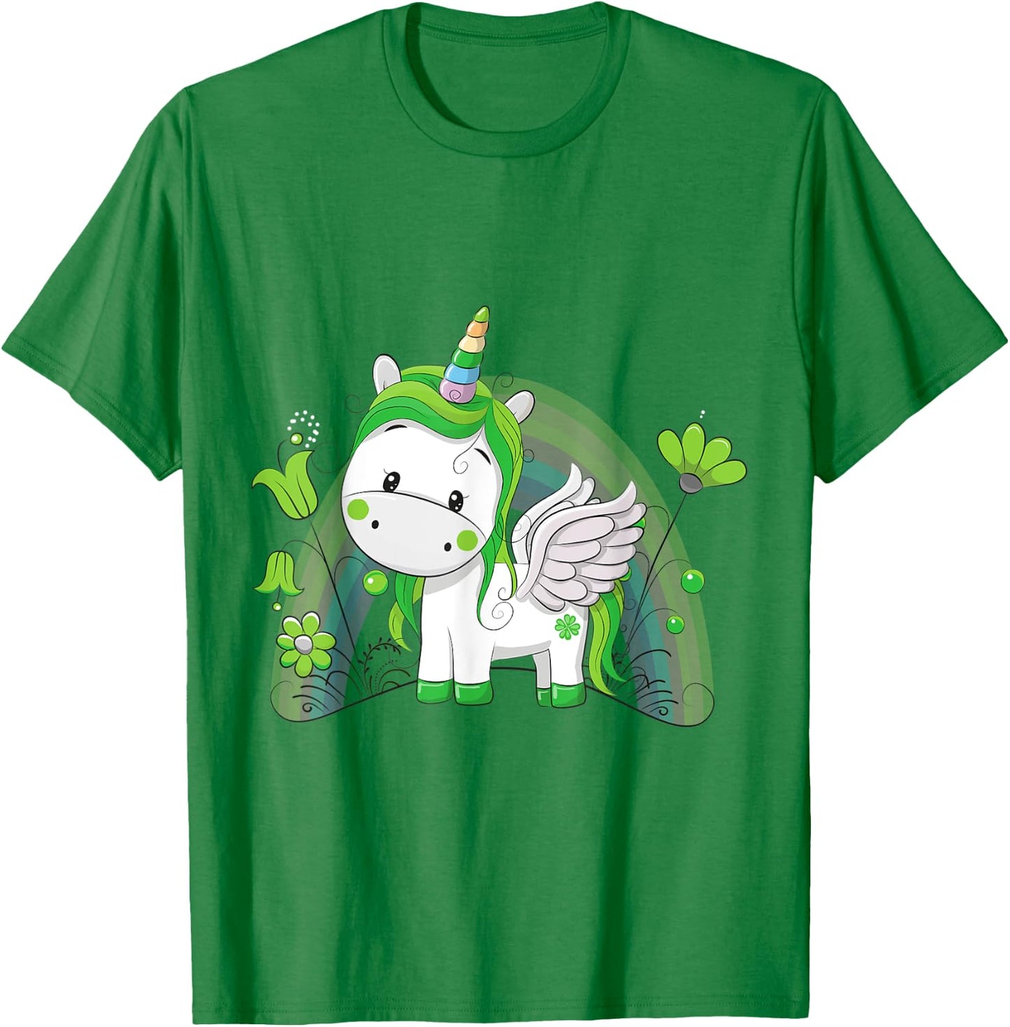 Girls St Patricks Day T-Shirt - T-Shirt | Irish Green