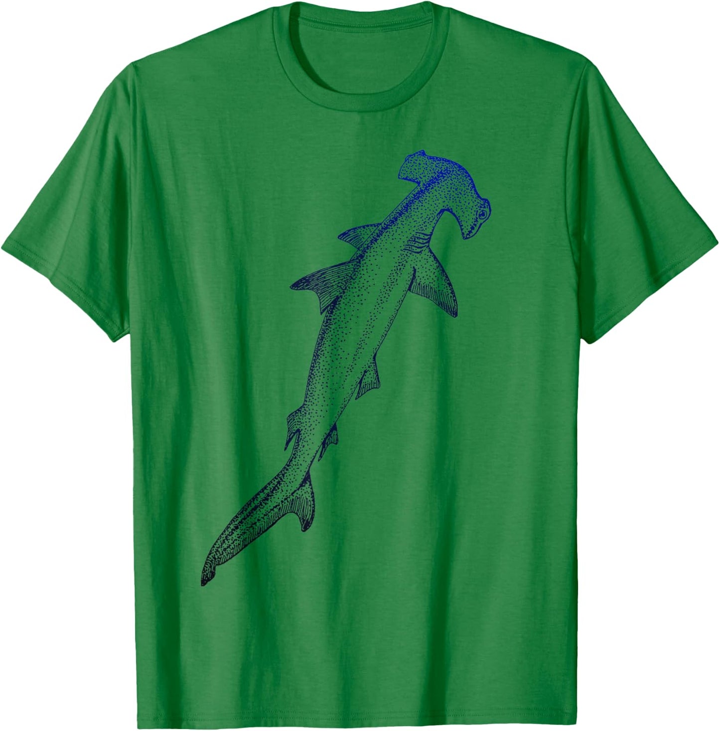 Beautiful Nautical Hammerhead Shark Lovers T-Shirt - T-Shirt | Irish Green