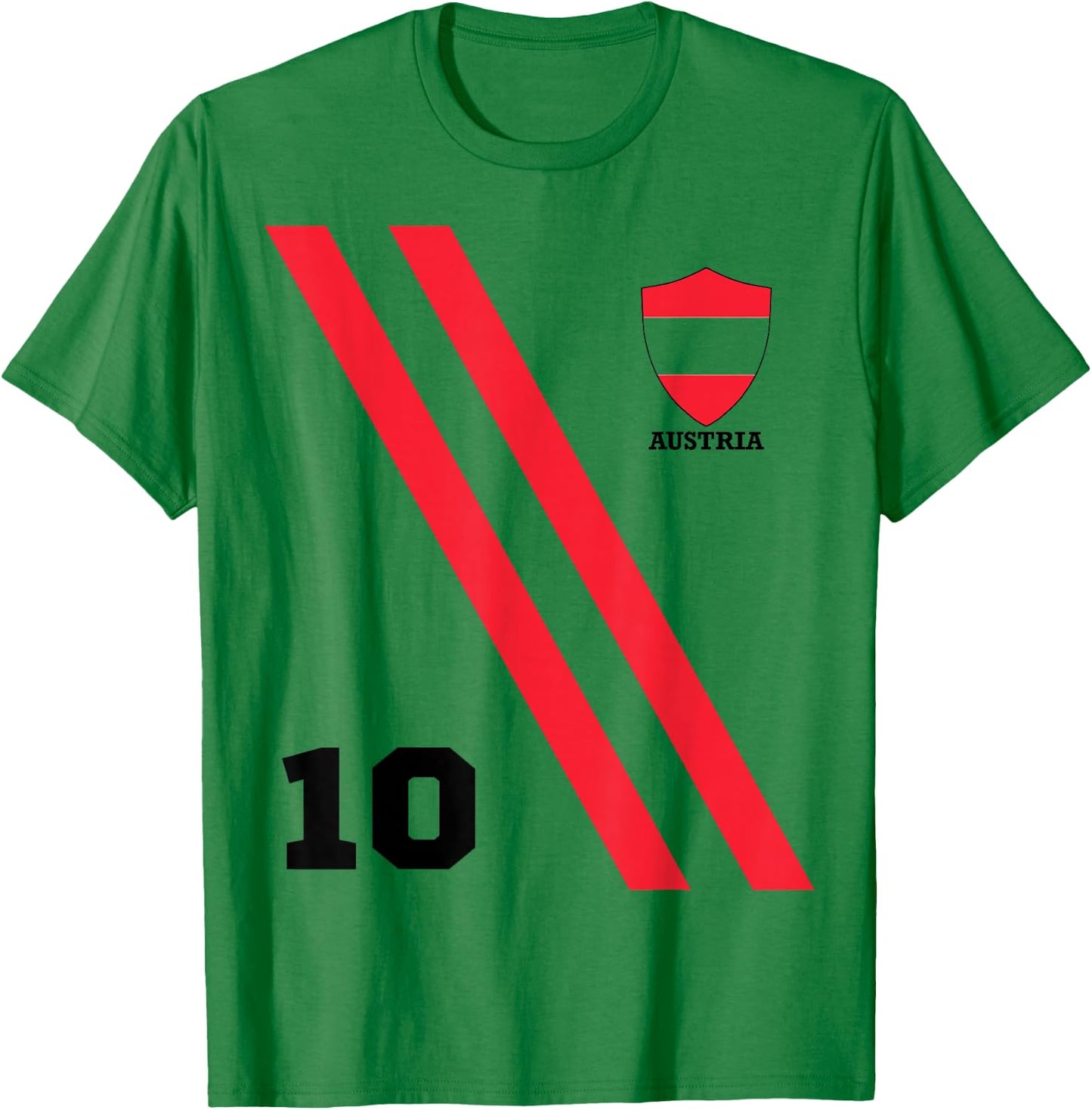 Austria Soccer Football 2020 European Tournament Fan T-Shirt - T-Shirt | Irish Green
