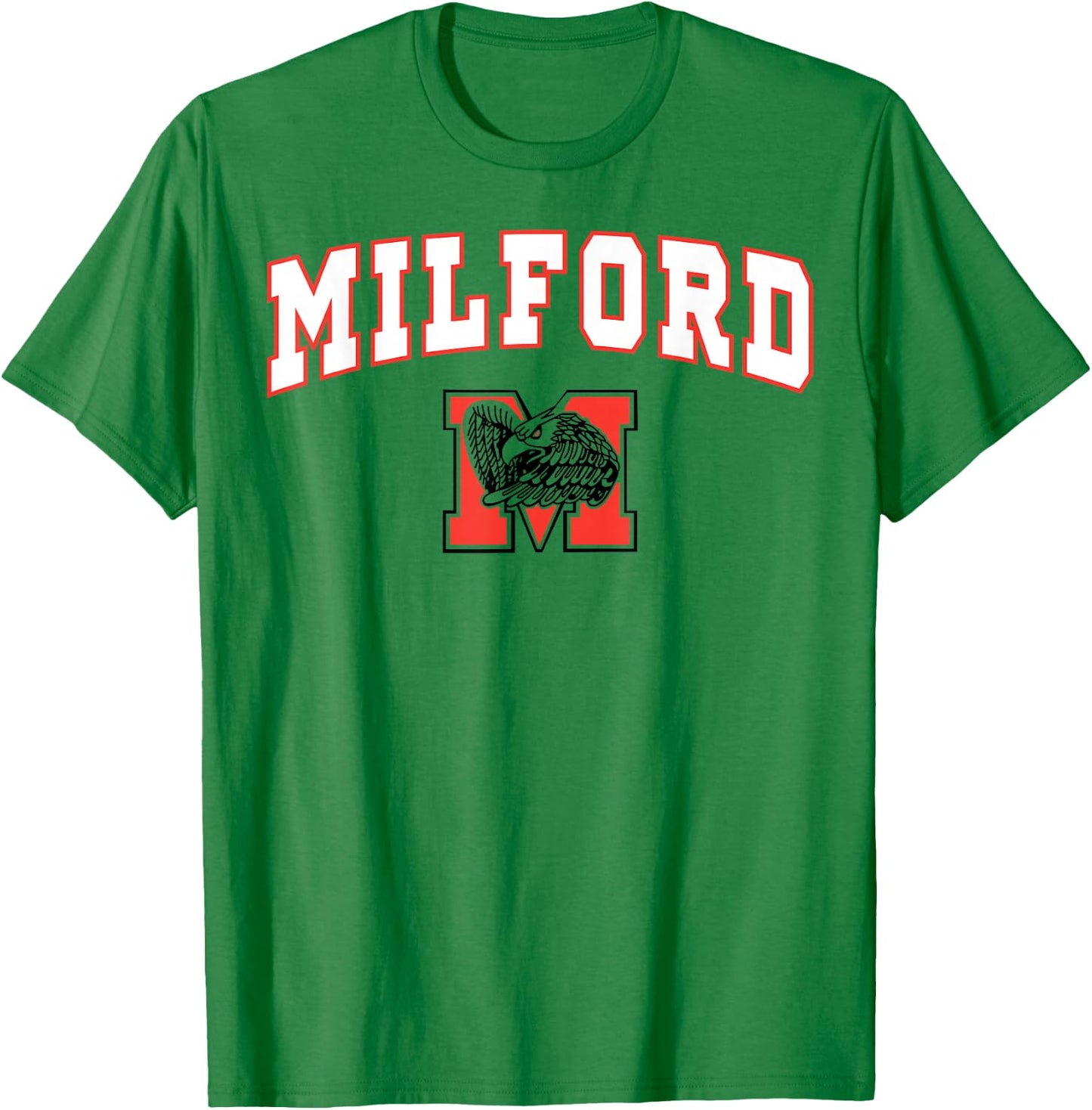 Milford High School Eagles C2 T-Shirt - T-Shirt | Irish Green