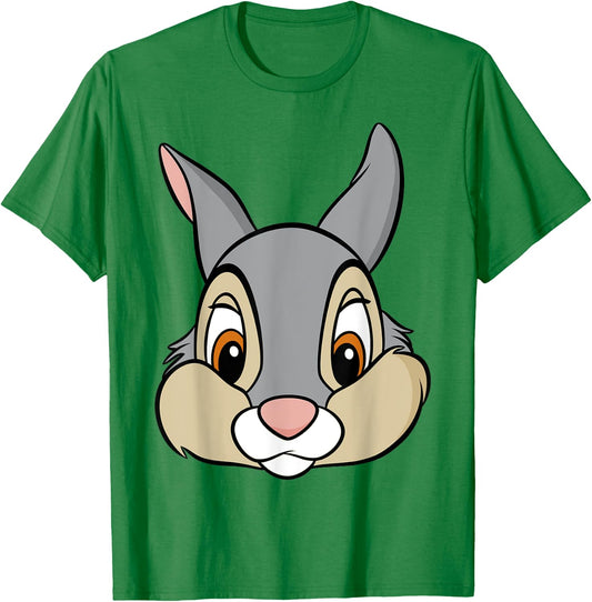Disney Bambi Thumper Big Face T-Shirt - T-Shirt | Irish Green
