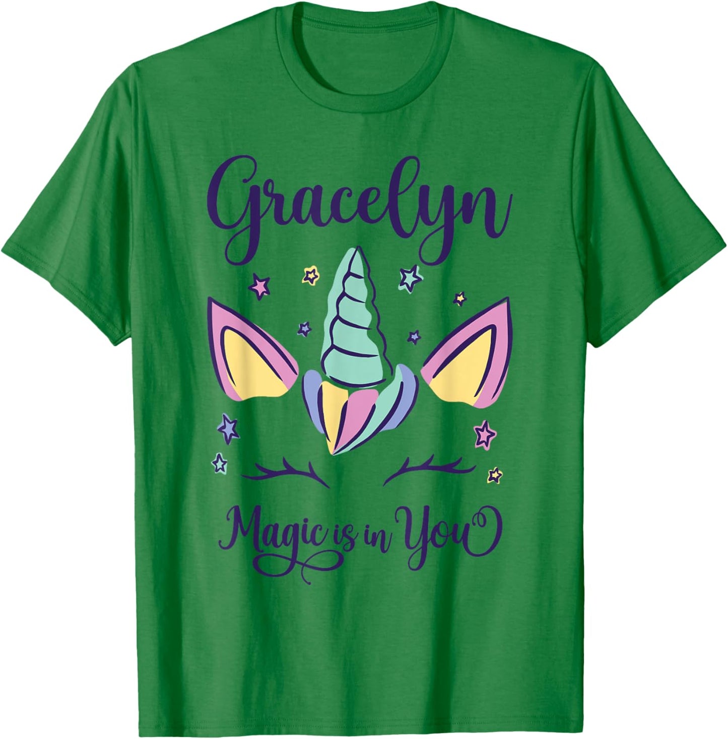 First Name Gracelyn Personalized Gracelyn T-Shirt - T-Shirt | Irish Green