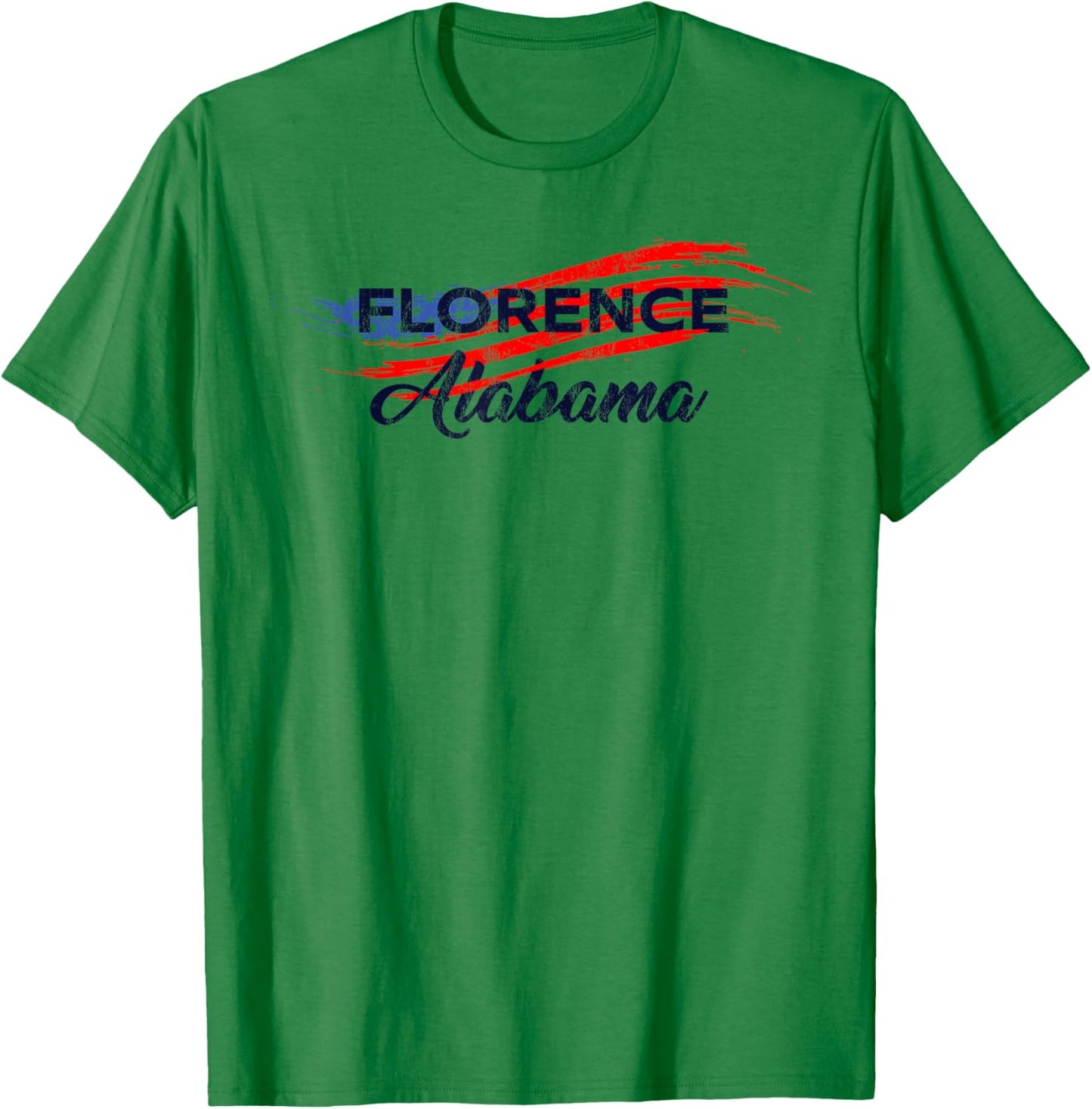Florence Alabama, USA Vintage Hometown American Original T-Shirt - T-Shirt | Irish Green
