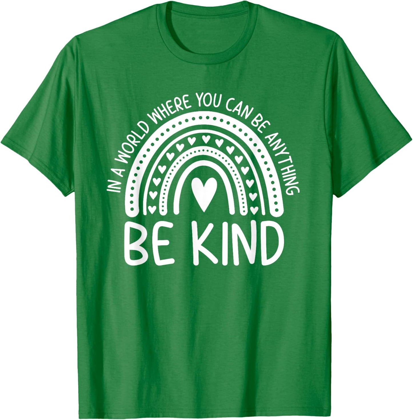 Be Kind Rainbow Orange Unity Day Anti Bullying T-Shirt - T-Shirt | Irish Green