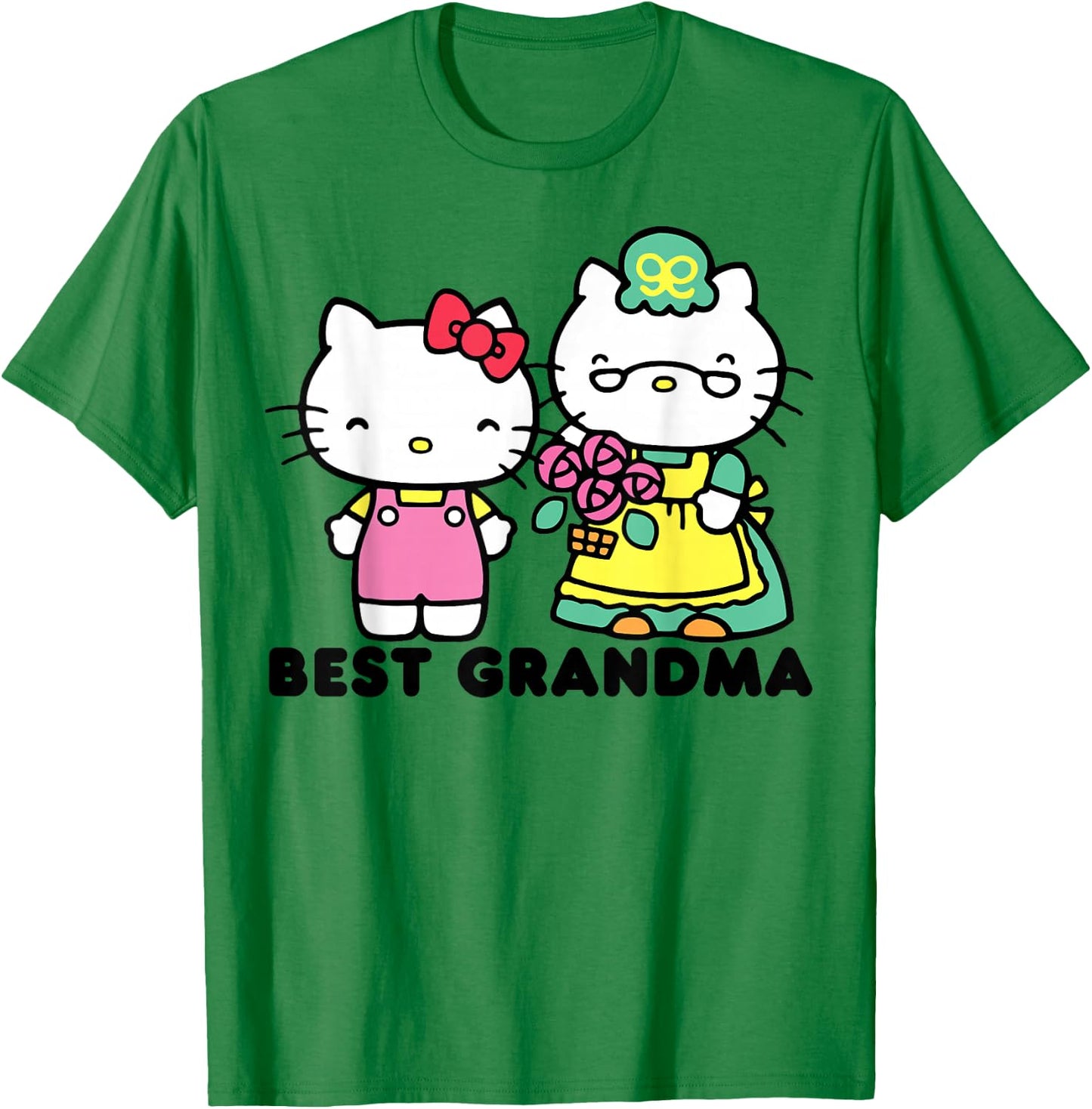 Hello Kitty Best Grandma T-Shirt - T-Shirt | Irish Green
