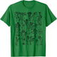 Gustav Mahler conducting a symphony Classical Musician T-Shirt - T-Shirt | Irish Green