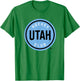 Utah Hockey Club Icon Gray Officially Licensed T-Shirt - T-Shirt | Irish Green