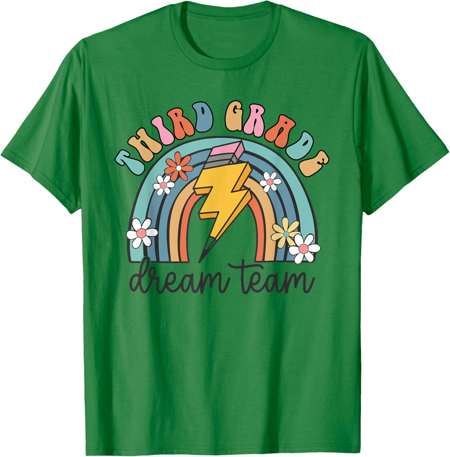 Back To School Third Grade Teacher 3rd Grade Dream Team Women Kids T-Shirt - T-Shirt | Irish Green