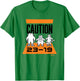 Monsters Inc - Caution 2319 T-Shirt - T-Shirt | Irish Green