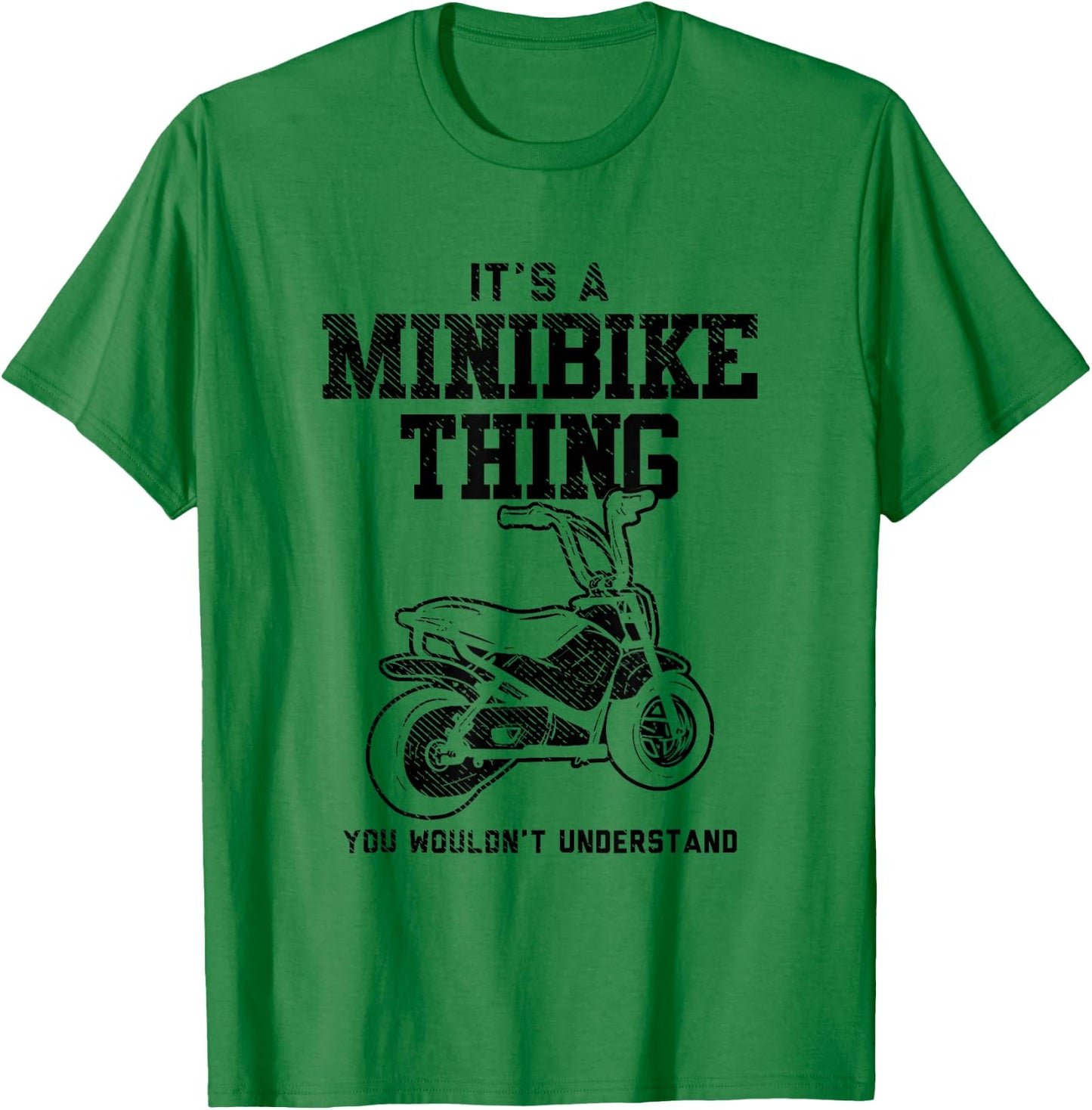 Mini Bike Design For Pocket Bike Lover - Minibike Thing T-Shirt - T-Shirt | Irish Green
