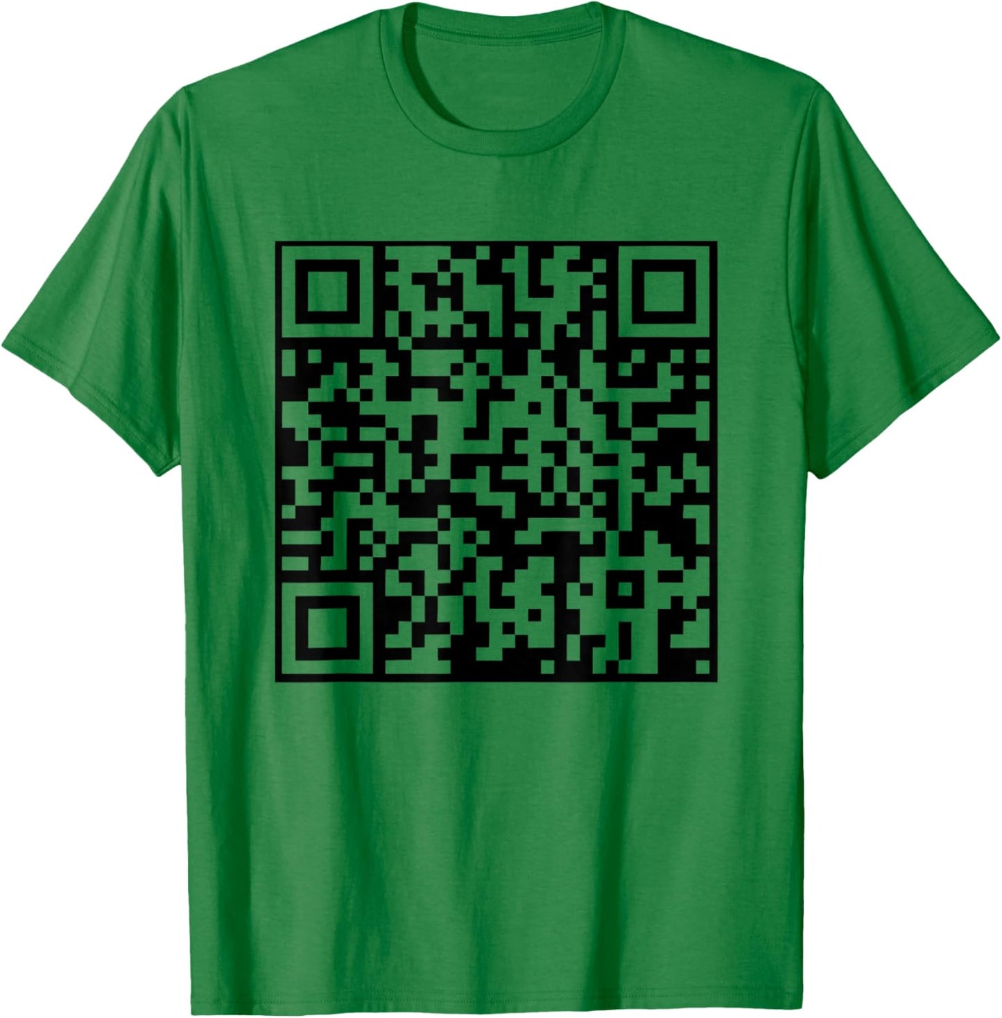 Funny QR President Trump Dance Code T-Shirt - T-Shirt | Irish Green
