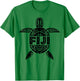 Fiji Sea Turtle Tattoo Beach Island Vacation Souvenir Gift T-Shirt - T-Shirt | Irish Green
