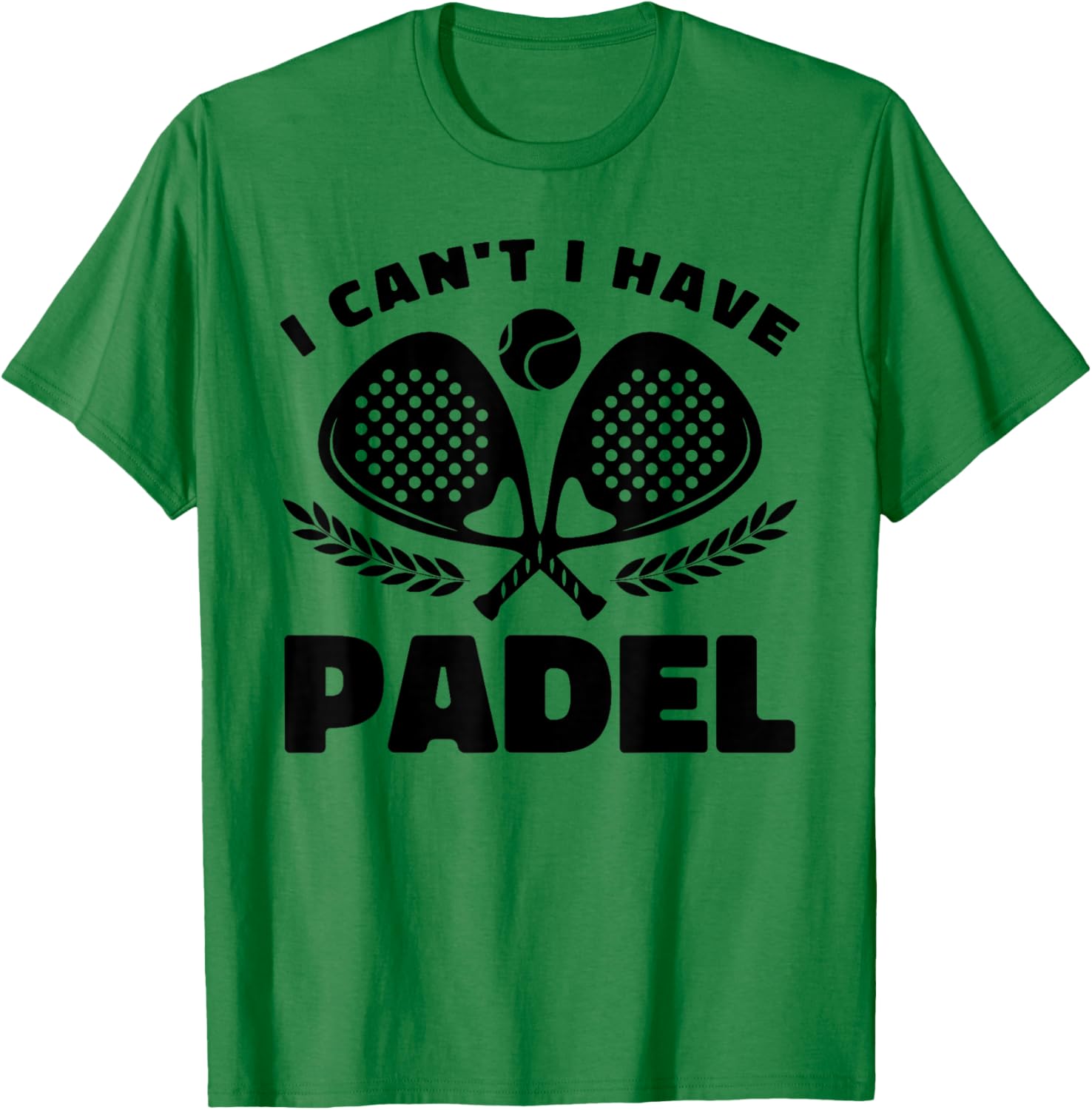 Padel Tennis - Ball Squash Racquet Padel T-Shirt - T-Shirt | Irish Green
