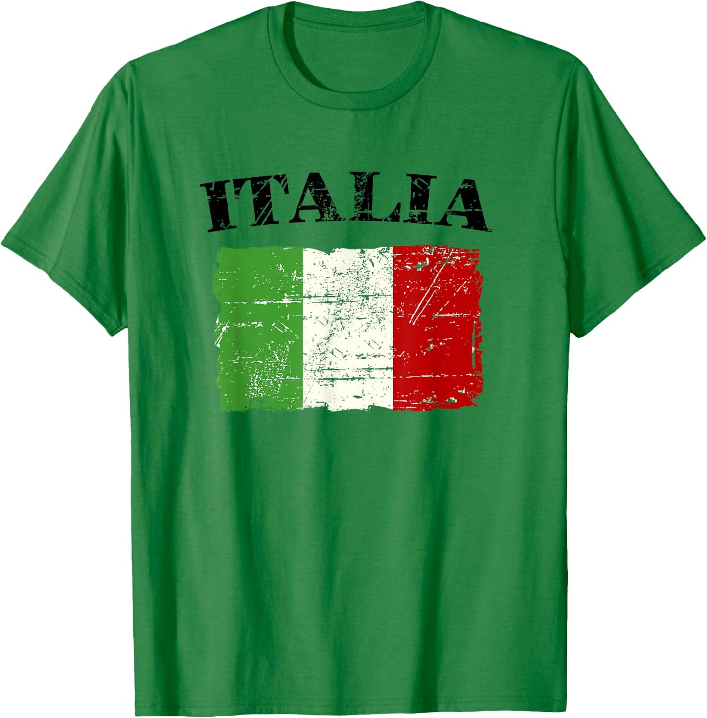 Italian Vintage Flag - Italy Retro Banner Ensign T-Shirt - T-Shirt | Irish Green