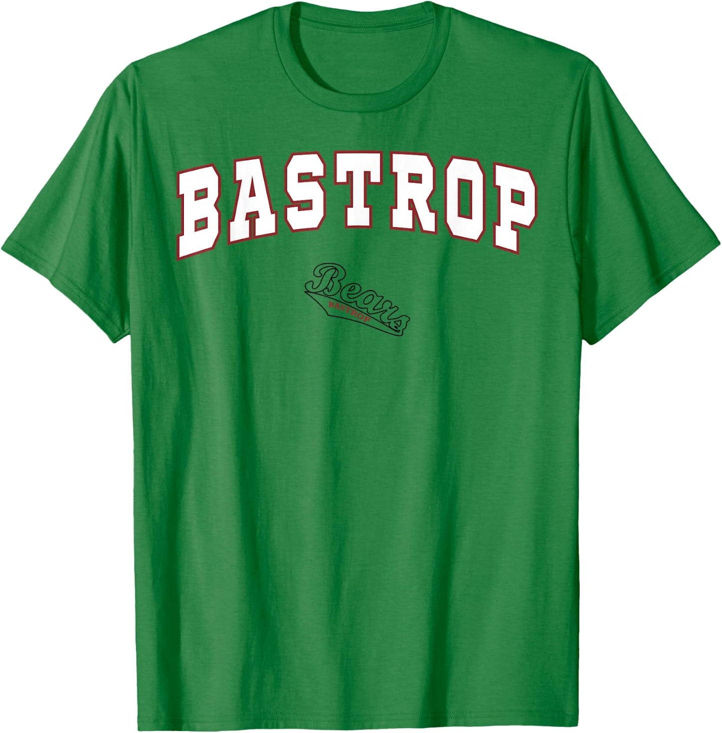 Bastrop High School Bears C2 T-Shirt - T-Shirt | Irish Green