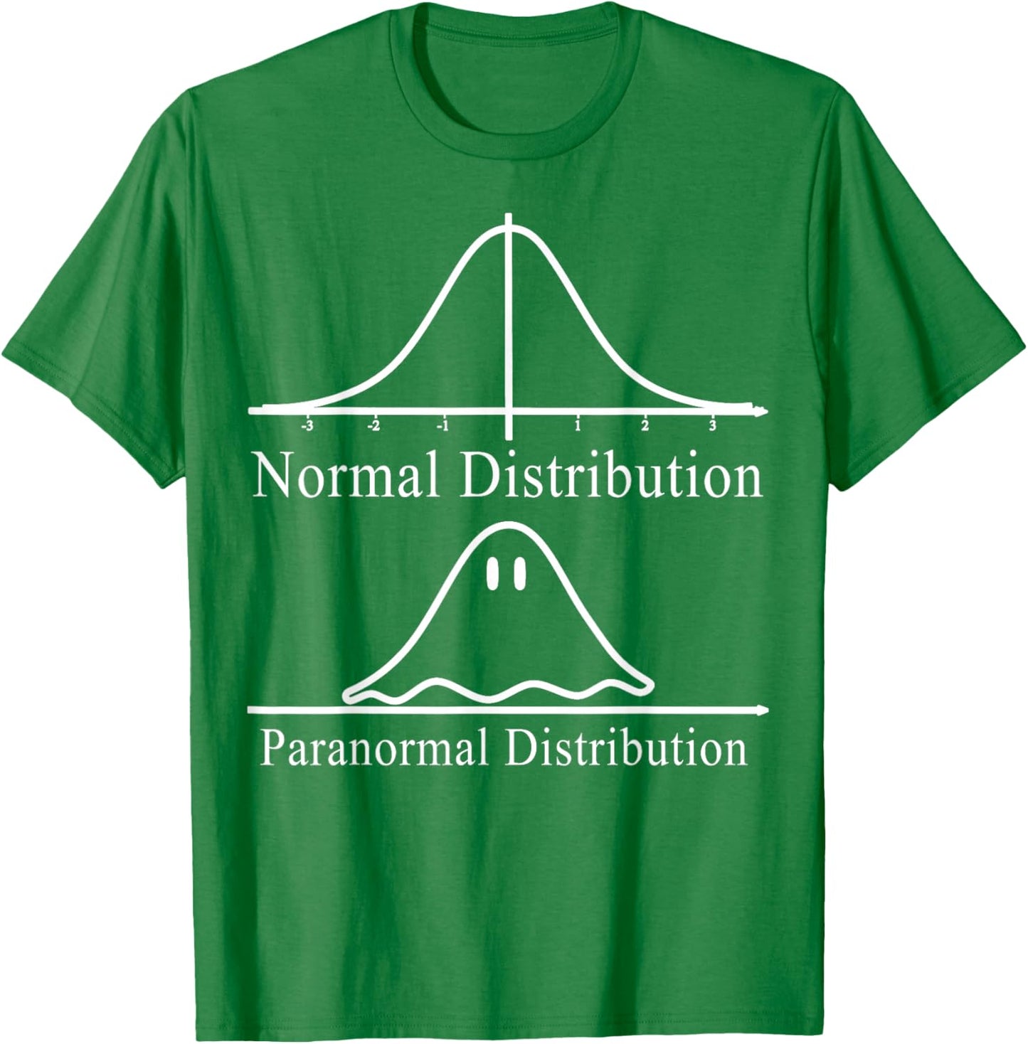 Math Teacher Halloween Costume Normal Distribution Math Pun T-Shirt - T-Shirt | Irish Green