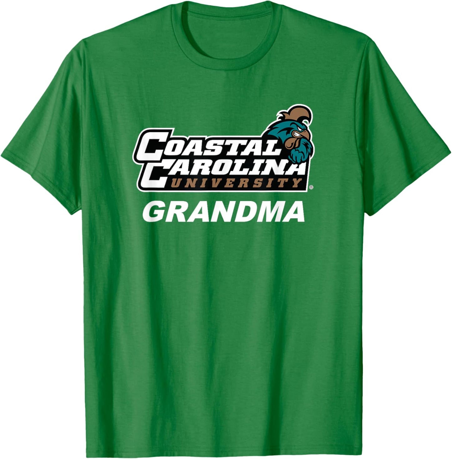 Coastal Carolina University CCU Grandma T-Shirt - T-Shirt | Irish Green