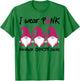 I Wear Pink Because Cancer Sucks Garden Gnomes T-Shirt - T-Shirt | Irish Green
