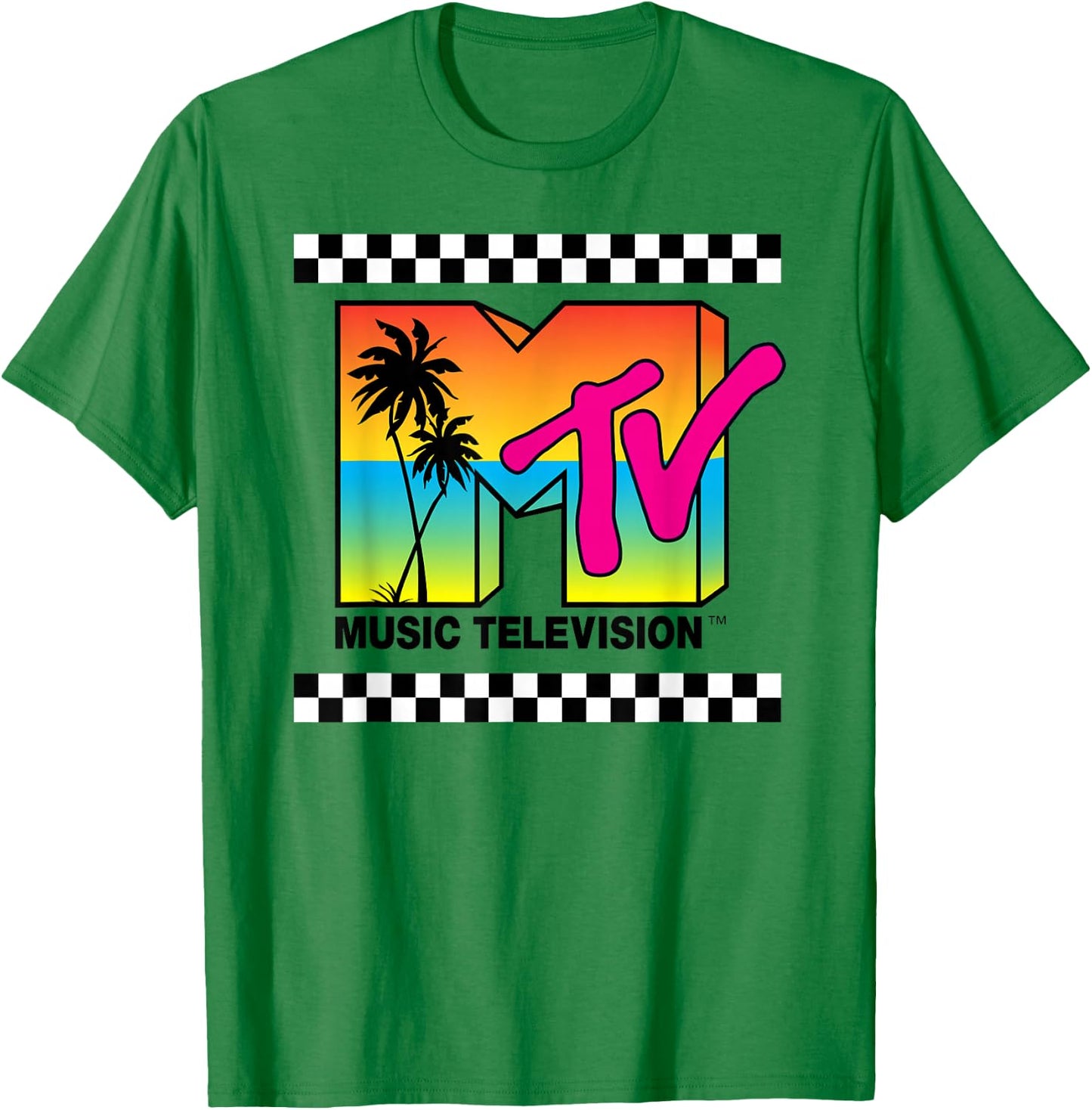 MTV Sunset Logo T-Shirt - T-Shirt | Irish Green