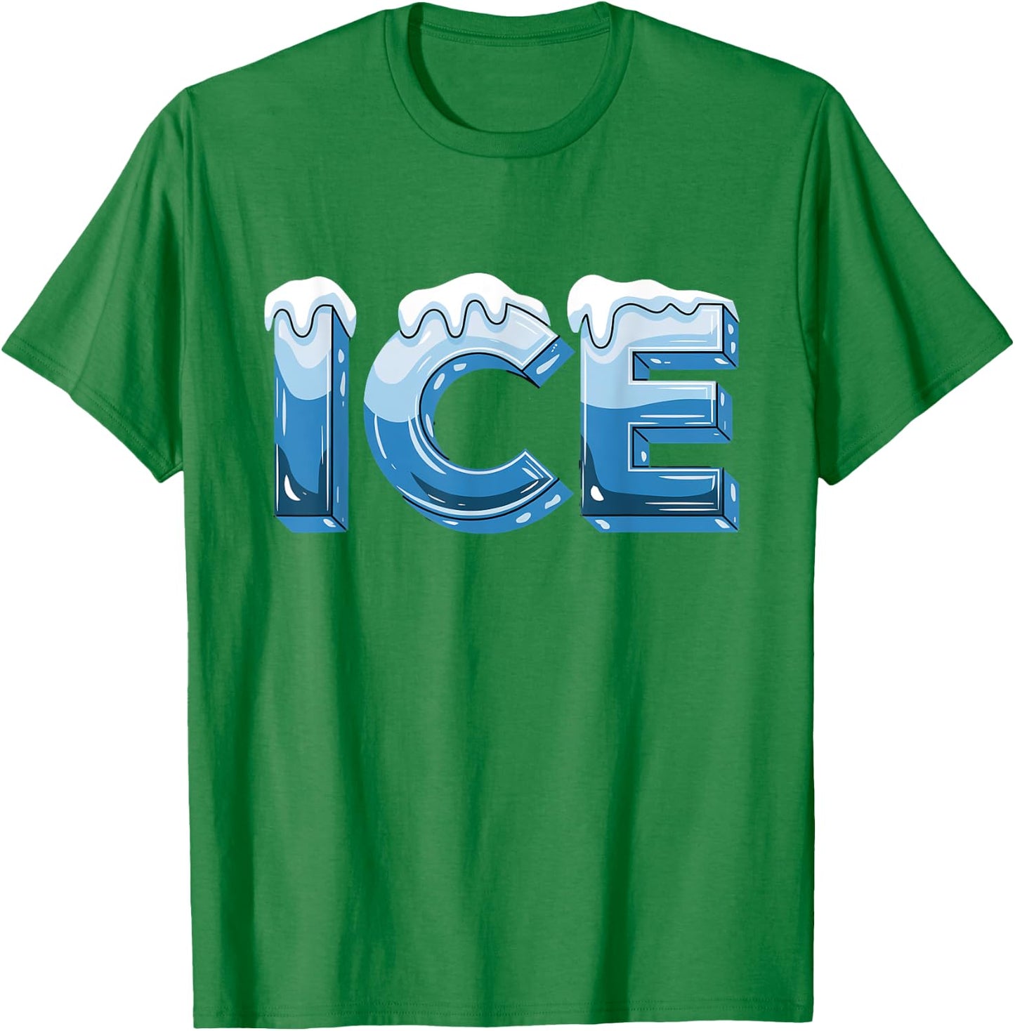 Easy DIY Fire And Ice Halloween Costumes Couple Matching T-Shirt - T-Shirt | Irish Green